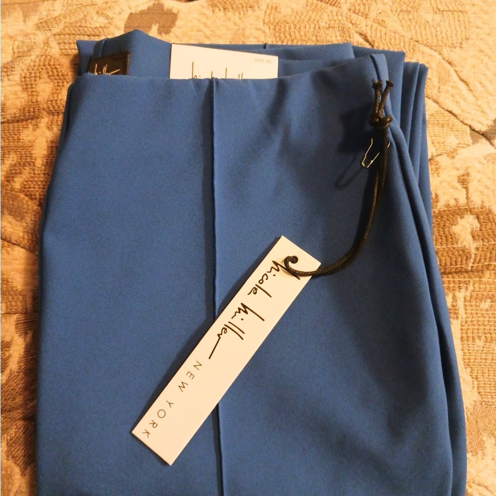 Nicole Miller Pants/Nicole Miller Mid Rise Slim Leg Pants, NWT - Picture 2 of 6